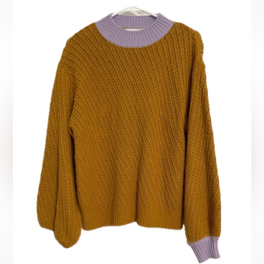 Lush Color Block Sweater